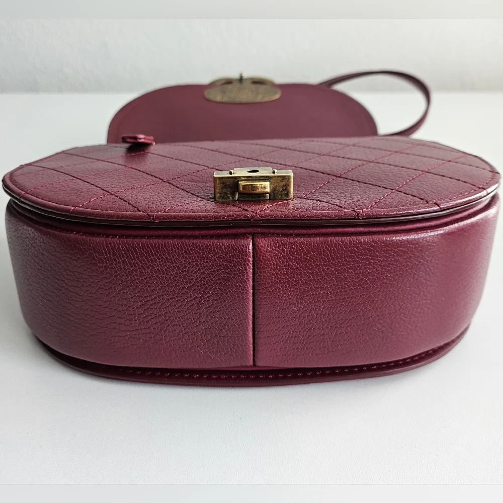 New Unused Chanel Bordeaux Coco Two-way Leather Bag